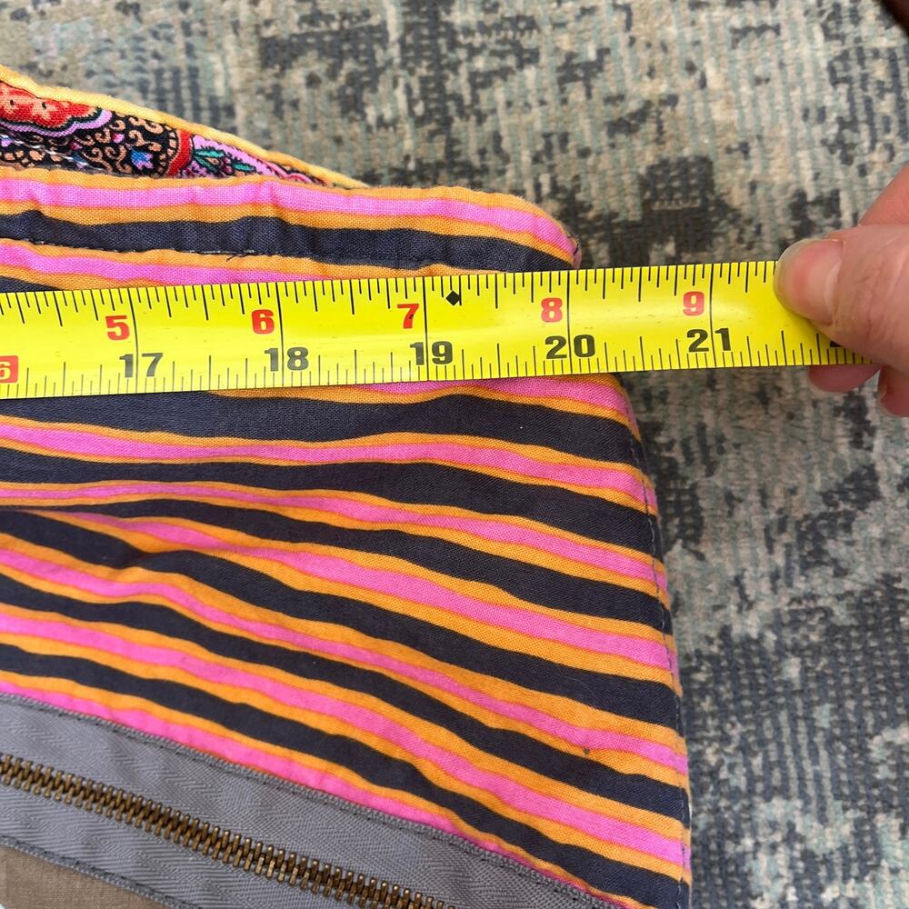 Bucket Bag Patchwork Brightly Colored Boho Large - image 11